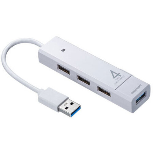 ＵＳＢ３．１　Ｇｅｎ１＋ＵＳＢ２．０コンボハブ（ホワイト）　ＵＳＢ－３Ｈ４２１Ｗ　■お取り寄せ品