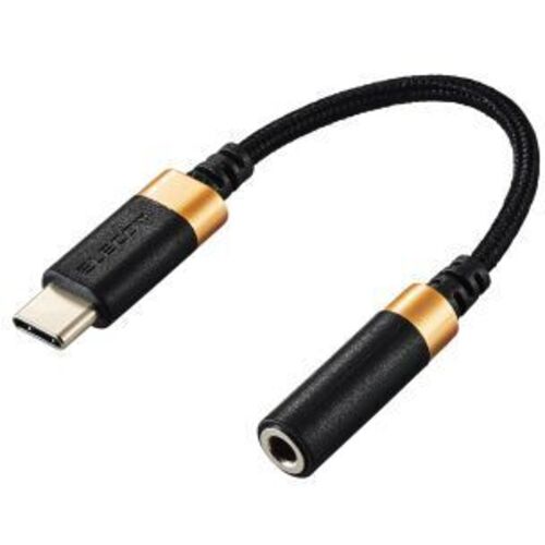 音声変換ケーブル／ＴｙｐｅＣ　ｔｏ　３．５ｍｍステレオミニ／ブラック　ＭＰＡ－Ｃ３５ＤＳＢＫ　■お取り寄せ品