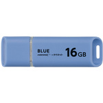 ＵＳＢメモリ　キャップ式　１６ＧＢ　ブルー×１０
