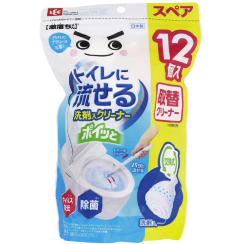 激落ち　流せるポイッとクリーナースペア１２Ｐ
