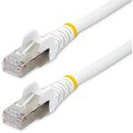 カテゴリ６ＡＬＡＮケーブル／１０ｍ／ホワイト／低煙ゼロハロゲン　ＮＬＷＨ－１０Ｍ－ＣＡＴ６Ａ－ＰＡＴＣＨ　■お取り寄せ品