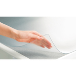 デスクマット　ななめカット（塩ビ）　ＯＡタイプ　ＤＭ－１２６ＭＷ　４１３３５　■お取り寄せ品