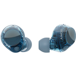 ワイヤレスノイズキャンセリングステレオヘッドセット　グラスブルー（左右独立型ワイヤレス）　■お取り寄せ品