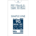 ポリ袋　９０Ｌ　ＧＭ９４　半透明　１０枚&times;３０　【お取り寄せ品】１０営業日以内届