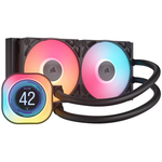 簡易水冷ＣＰＵクーラー　ｉＣＵＥ　ＬＩＮＫ　ＴＩＴＡＮ　２４０　ＲＸ　ＲＧＢ　ＬＣＤ　■お取り寄せ品