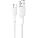 ＢｏｏｓｔＣｈａｒｇｅ　Ｐｒｏ　ＵＳＢ－Ａ　ｔｏ　ＵＳＢ－Ｃ　編組ケーブル１５Ｗ　２Ｍ　ホワイト　■お取り寄せ品