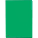 クリヤーホルダー１０　ＰＰ　Ａ４　緑×５冊