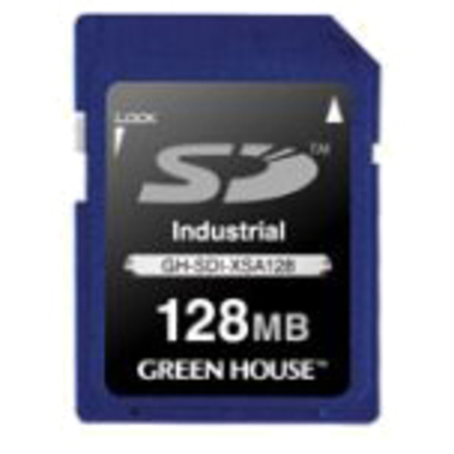 インダストリアルＳＤカード　ＳＬＣ　－４０～＋８５℃　１２８ＭＢ　■お取り寄せ品