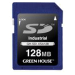 インダストリアルＳＤカード　ＳＬＣ　－４０～＋８５℃　１２８ＭＢ　■お取り寄せ品