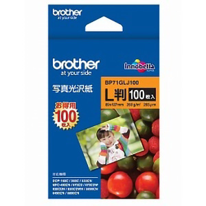 写真光沢紙　Ｌ判　１００枚　ＢＰ７１ＧＬＪ１００　■お取り寄せ品