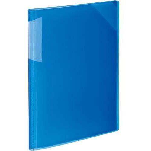 クリヤーホルダーブックノビータＡ４青１２Ｐ　５冊