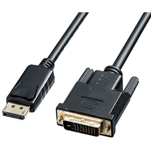 ＤｉｓｐｌａｙＰｏｒｔ－ＤＶＩ変換ケーブル　１ｍ　ＫＣ－ＤＰＤＶＡ１０　■お取り寄せ品