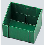 個人ケース　８１×６５×６０ｍｍ　グリーン　ＮＳＭ－１Ｇ　０－６７６－０１　●ご注文は２１個から