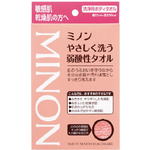 ミノンやさしく洗う弱酸性タオル