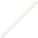 ダブルループリング　１３ｍｍ　白　１０本