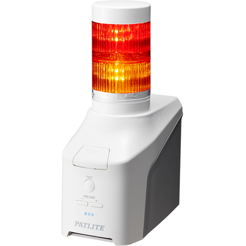 ネットワーク制御信号灯　直径６０ｍｍ／２段／赤黄／ＡＣアダプタ付属　ＮＨＢ６－２－ＲＹ　■お取り寄せ品