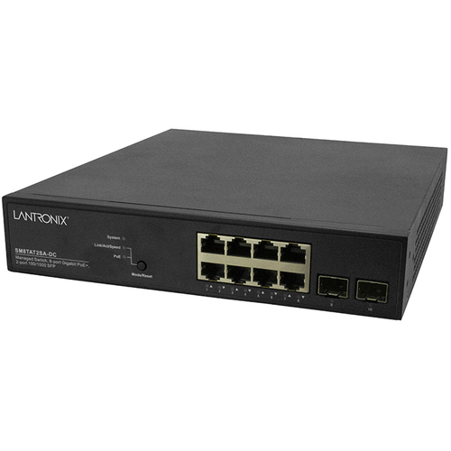 ＤＣ電源　ＰｏＥ＋　スイッチ　（８）ポート　＋　（２）ＳＦＰ　ＳＭ８ＴＡＴ２ＳＡ－ＤＣ　■お取り寄せ品