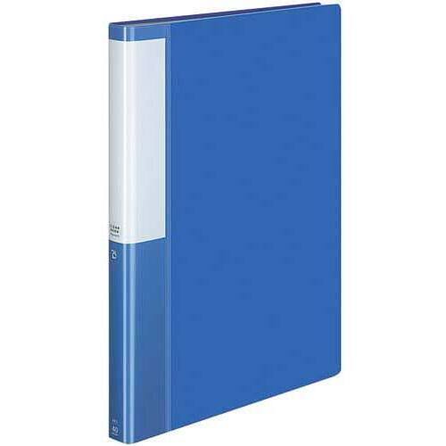 クリヤーブックポジティ　Ａ４縦　青　４０Ｐ　２０冊