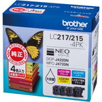 純正インク　ＬＣ２１７／２１５－４Ｐ　４色パック