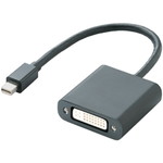 Ｍｉｎｉ　ＤｉｓｐｌａｙＰｏｒｔ－ＤＶＩ変換アダプタ／ブラック　■２営業日内届