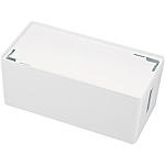 ケーブル＆タップ収納ボックス（Ｍサイズ・ホワイト）　ＣＢ－ＢＯＸＰ２ＷＮ２　■お取り寄せ品