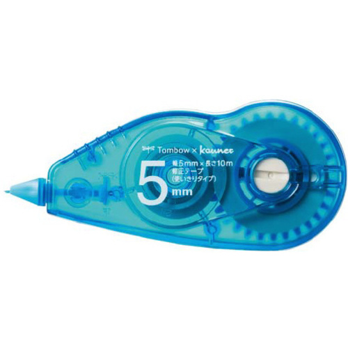 【超ＳＡＬＥ対象品】トンボ&times;カウネット修正テープ幅５ｍｍブルー&times;５