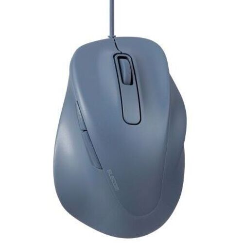 マウス／ＥＸ－Ｇ／２０２３年モデル／右手専用／ＸＬサイズ／有線／５ボタン／抗菌仕様／静音設計／ブルー　■お取り寄せ品