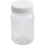 クリヤ広口瓶（透明エンビ製）　１００ｍＬ　　５－０３１－０１　●ご注文は数量３６から