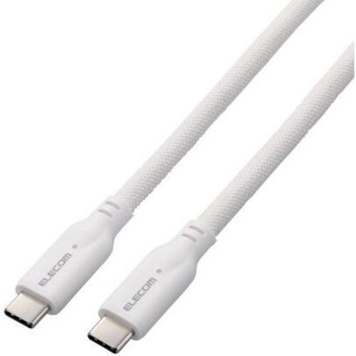 ＵＳＢ－Ｃ　ｔｏ　Ｃケーブル／シリコンメッシュ／０．５ｍ／ホワイト　ＭＰＡ－ＣＣ１ＧＳＭ０５ＷＨ　■お取り寄せ品