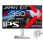 ゲーミングディスプレイ　２７型／２５６０×１４４０／ブラック　ＪＮ－２７ＩＰＳ３６０ＷＱＨＤＲ－ＨＳＰ　■２営業日内届
