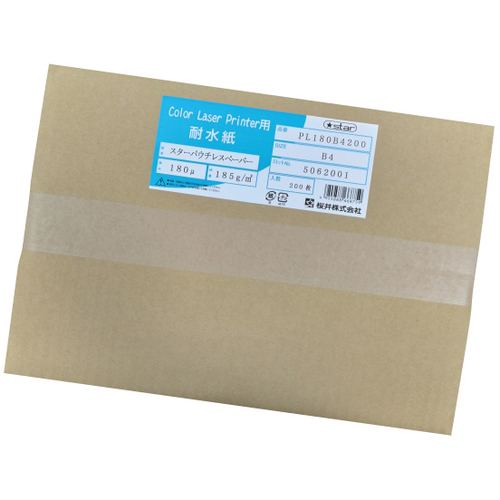スターパウチレスペーパー　ＰＬ１８０　Ｂ４　２００枚／箱