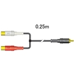 ピンジャックＸ２－ピンプラグ（０．２５Ｍ）　ＣＮ－１６１Ｇ　■お取り寄せ品