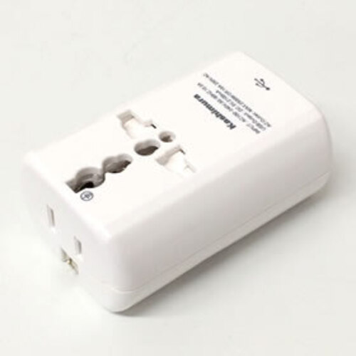海外旅行用２口電源プラグ　Ａ／Ｃ／Ｏ／ＳＥ／ＢＦタイプ　ＵＳＢ２．１Ａ　ＴＩ－１６５　■お取り寄せ品