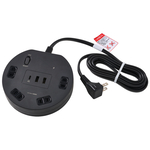 丸形ＵＳＢタップ　４個口　ＰＤ２０Ｗ　ブラック　ＷＬＳ－Ｒ４３２２ＢＵＣ（ＢＫ）　■お取り寄せ品