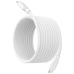 ＵＳＢ－Ｃ　ｔｏ　Ｃ　編組ケーブル　ラウンド　２４０Ｗ　２Ｍ　ホワイト　ＣＡＢ０２８ｑｃ２ＭＷＨ　■お取り寄せ品