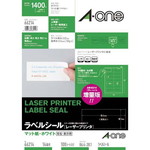 紙ラベル　レーザー用　Ａ４　１４面四辺余白１００枚