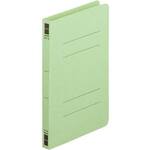 フラットファイル樹脂とじ具　Ｂ６縦　緑　１０冊