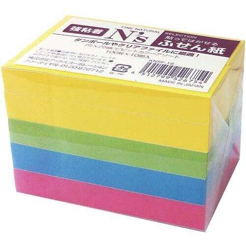 Ｎ’ｓ強粘着ふせん　７５×２５　ビビッド　１０冊入