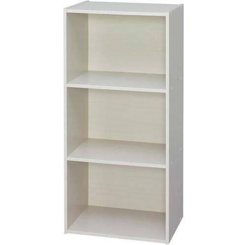 カラーボックスＣＸ－３　オフホワイト３段