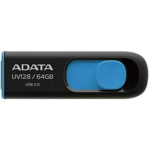 ＵＳＢ３．０スライド式ＵＳＢ　ＵＶ１２８　６４ＧＢ　【お取り寄せ品】１０営業日以内届　ＡＵＶ１２８－６４Ｇ－ＲＢＥ