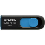 ＵＳＢ３．０スライド式ＵＳＢ　ＵＶ１２８　６４ＧＢ　【お取り寄せ品】１０営業日以内届　ＡＵＶ１２８－６４Ｇ－ＲＢＥ