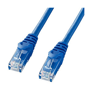 カテゴリ６　ＵＴＰ　ＬＡＮケーブル（バルク品・５ｍ・ブルー）　ＬＡ－Ｙ６－０５ＢＬ　■お取り寄せ品