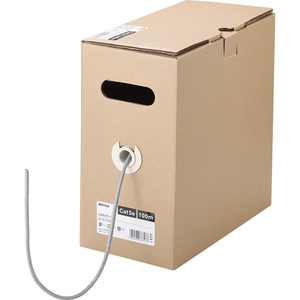 Ｃａｔ５ｅ　ＬＡＮケーブル　１００ｍ　単線　ライトグレー　ＢＬ５Ｅ１０００ＬＧ　■お取り寄せ品