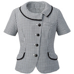 オーバーブラウス　モノトーン　ＡＲ１６６８－２　１５号