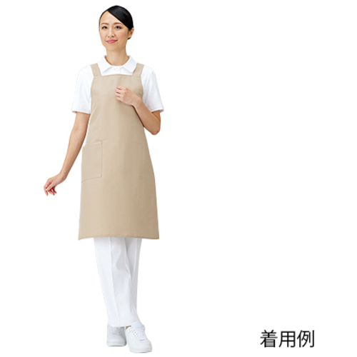 エプロン　（男女兼用）　ベージュ　ＪＵ－６３５９ｔ　８－１６８５－０１