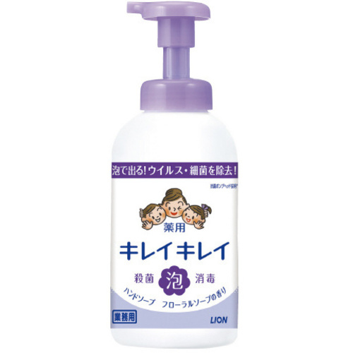キレイキレイ泡ハンドＳフローラル本体５５０ｍｌ×６
