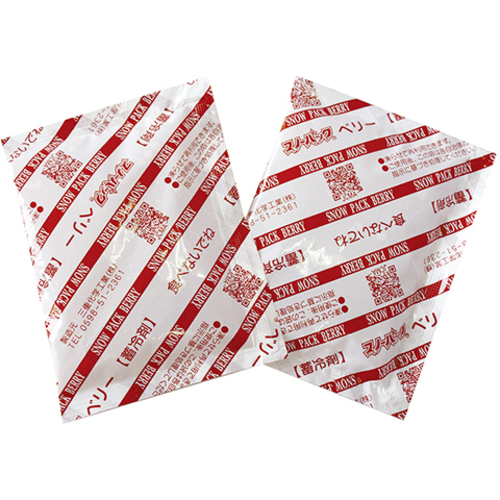 スノーパック　ベリー　洋菓子店用ミニ　（保冷剤）　７５&times;１００ｍｍ　３６０個入　　６２－２２１４－１６