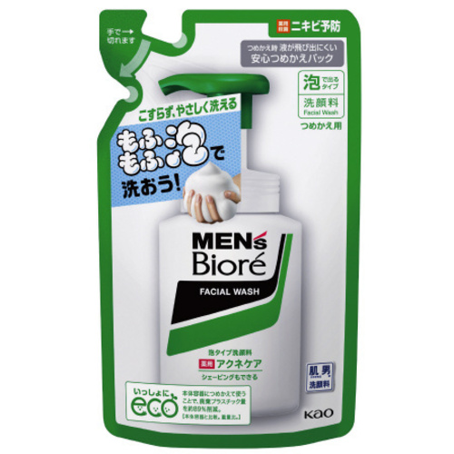 メンズビオレ　泡薬用アクネケア洗顔　替Ｘ６　【お取り寄せ品】５営業日以内届