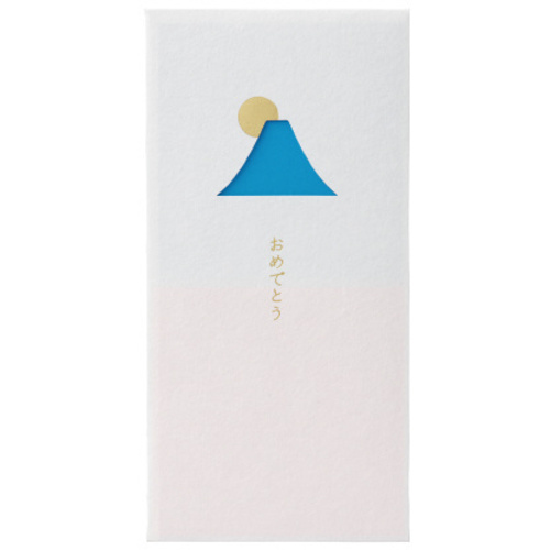 窓のし袋　おめでとう　富士山　【お取り寄せ品】８営業日以内届