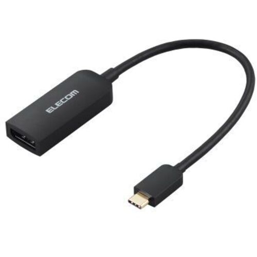 ＵＳＢ　Ｔｙｐｅ－Ｃ映像変換アダプタ／ＵＳＢ　Ｔｙｐｅ－Ｃ　－　ＤｉｓｐｌａｙＰｏｒｔ／ブラック　■お取り寄せ品